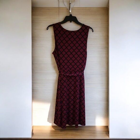 MIX Women's Red and Black Dress – Size Large - Picture 6 of 10